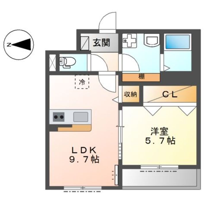 東京都大田区大森南5(マンション)の賃貸物件の間取り
