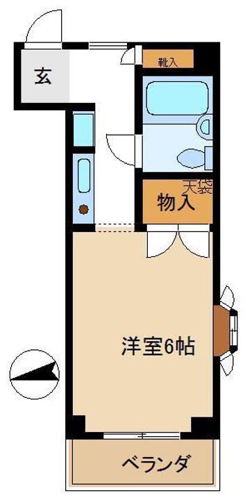 シャンプル亀戸の間取り