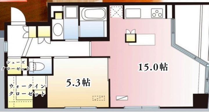 東京都中野区中央5(マンション)の賃貸物件の間取り