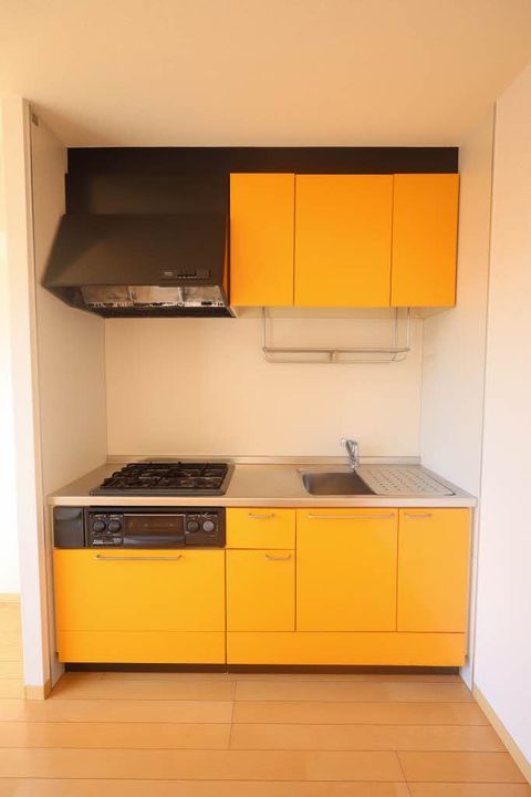 広島県東広島市西条町寺家(アパート)の賃貸物件のキッチン