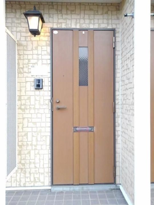 福島県伊達郡桑折町字諏訪(アパート)の賃貸物件の玄関