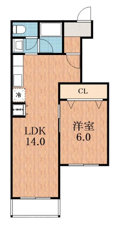 桃ヶ池住宅第一マンションの間取り