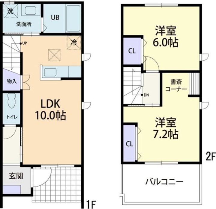 栃木県鹿沼市泉町(アパート)の賃貸物件の間取り