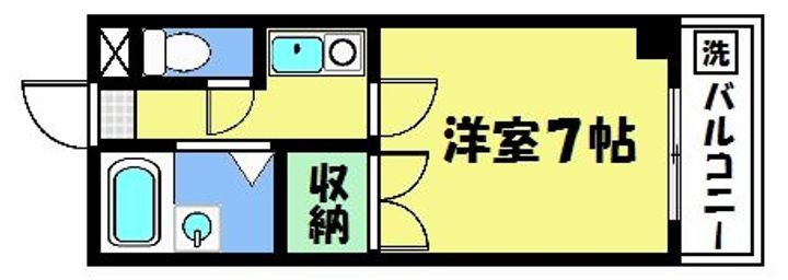 アヴニールKの間取り