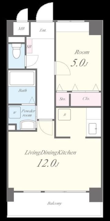 ル-セントピュアIIの間取り