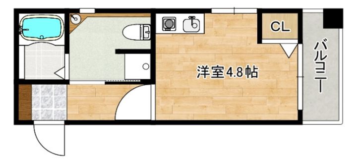 柴崎舟入ビルの間取り