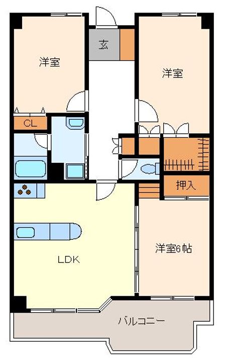 緑町壱番館の間取り