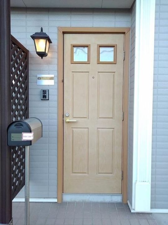 福島県福島市宮代字家原毛内(アパート)の賃貸物件の玄関