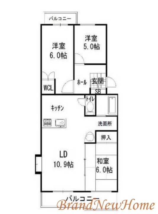 サニーコート鳳南の間取り