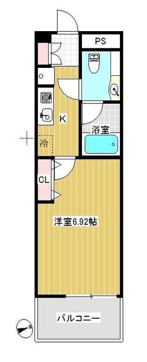 広島県呉市本通3(マンション)の賃貸物件の間取り