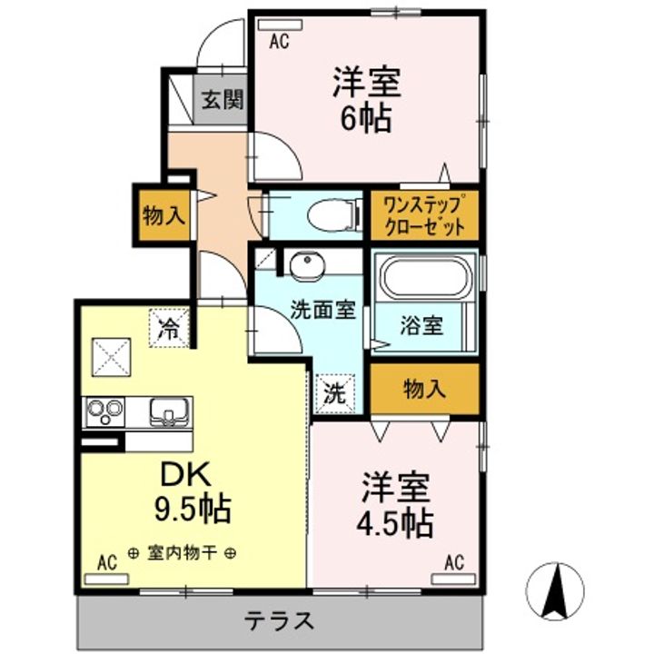 スイーベルの間取り