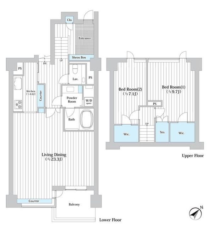 参宮橋マンションの間取り