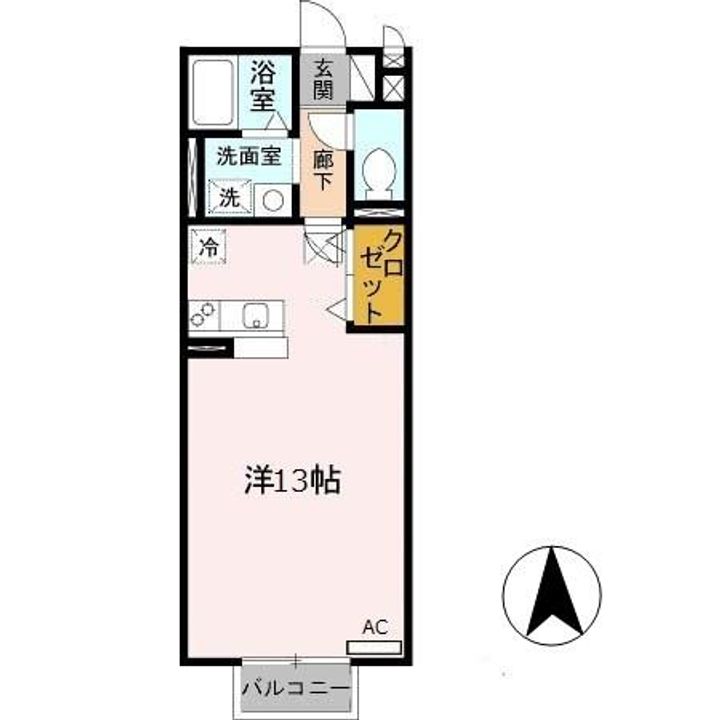 滋賀県米原市下多良1(アパート)の賃貸物件の間取り
