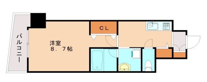 アプリーレ三宮磯上公園の間取り