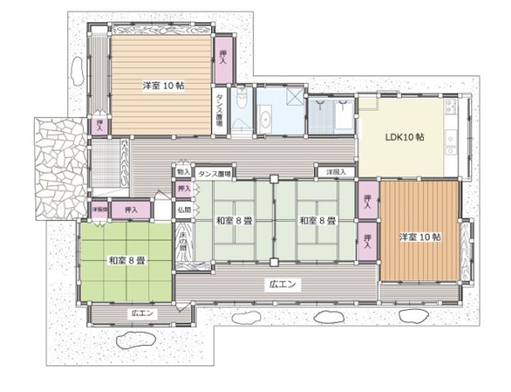 神奈川県横須賀市長坂3(一戸建)の賃貸物件の間取り