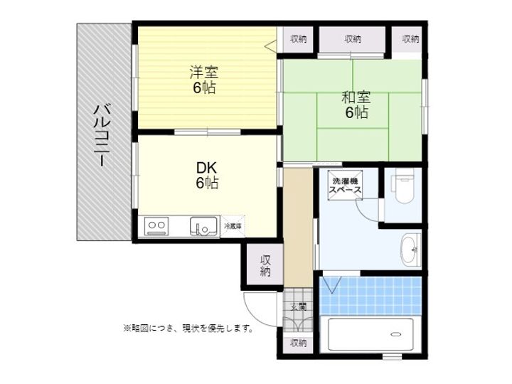 スリム馬場の間取り