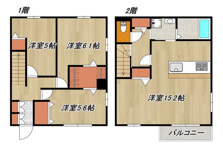 鹿児島県鹿児島市住吉町(アパート)の賃貸物件の間取り