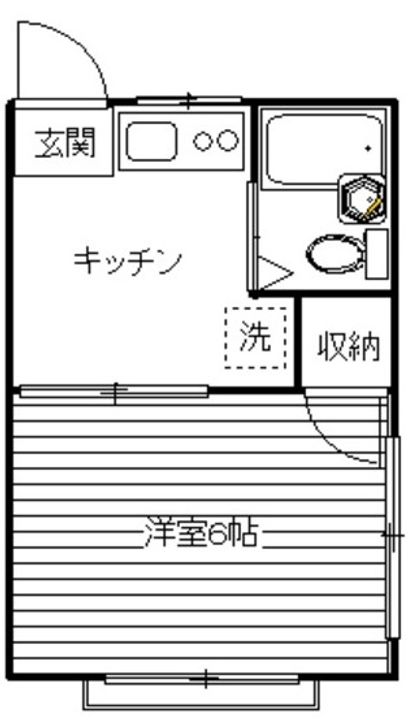 ハイツALBAの間取り