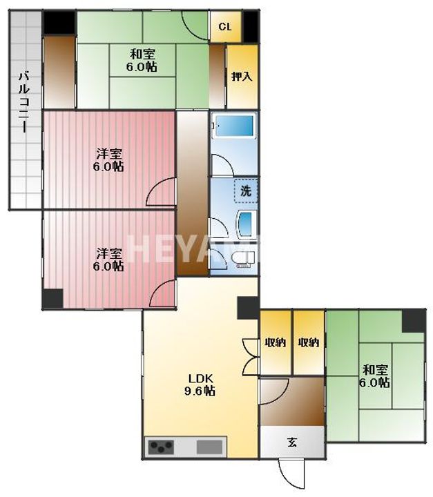 パークシティ諏訪の間取り