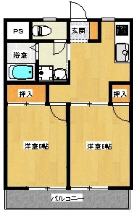 メゾンリバーフィールドの間取り