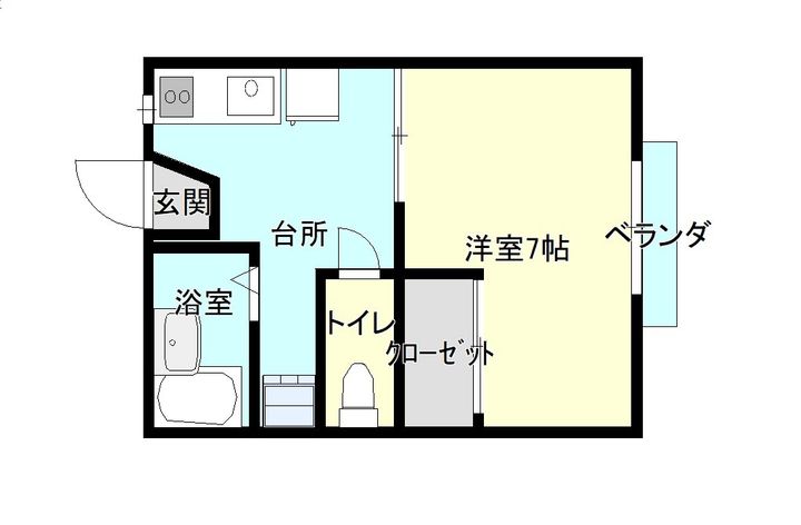 メゾンとくさきの間取り
