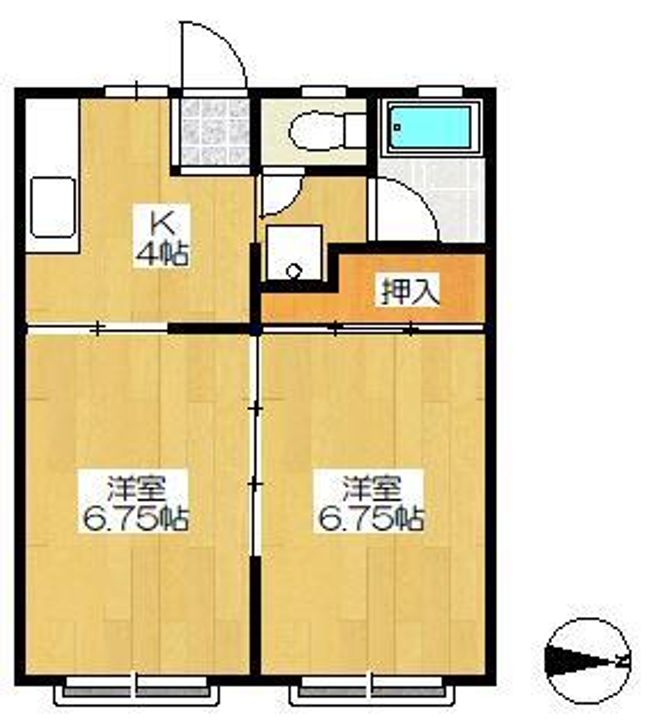 パークハイツはこざき Iの間取り