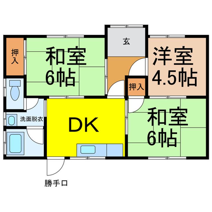 愛媛県西条市古川甲(一戸建)の賃貸物件の間取り