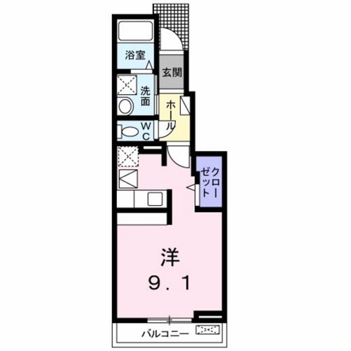 カレント沖の間取り