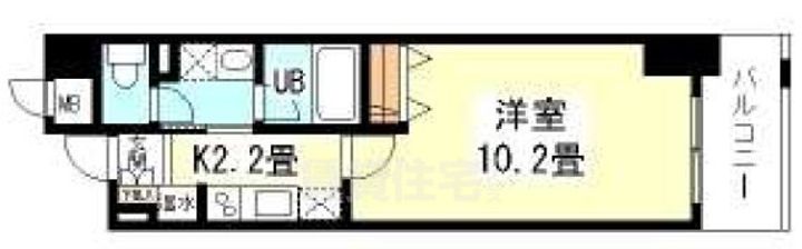 大阪府茨木市中穂積3(マンション)の賃貸物件の間取り