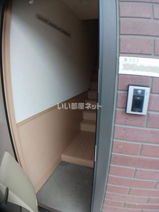 福島県郡山市菜根2(一戸建)の賃貸物件の玄関