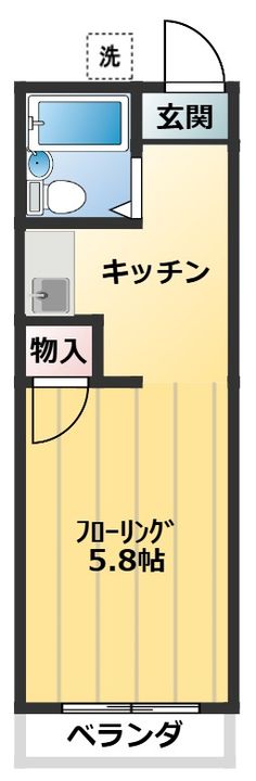 ホワイトハイツの間取り