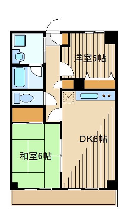サンタパレスの間取り