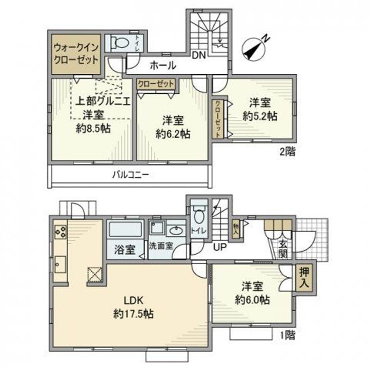 神奈川県川崎市麻生区王禅寺西7(一戸建)の賃貸物件の間取り