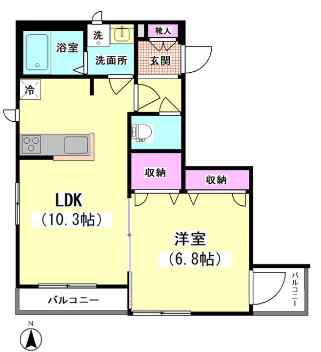 シャルム・ドマーニの間取り