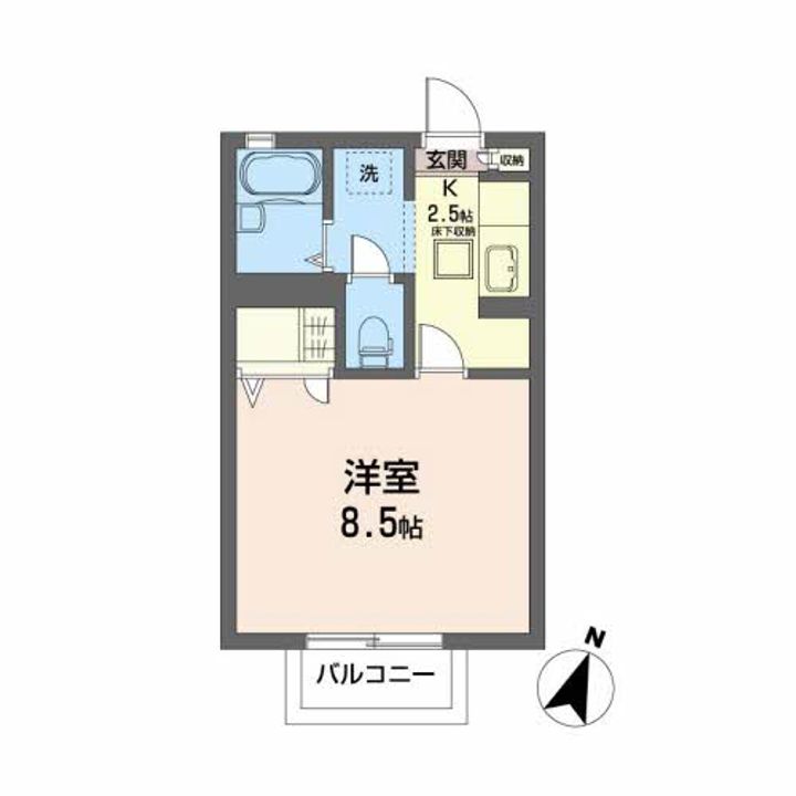 ディアコート宮城野の間取り