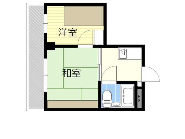 シティライフ中島の間取り