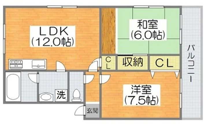 ジェミニの間取り