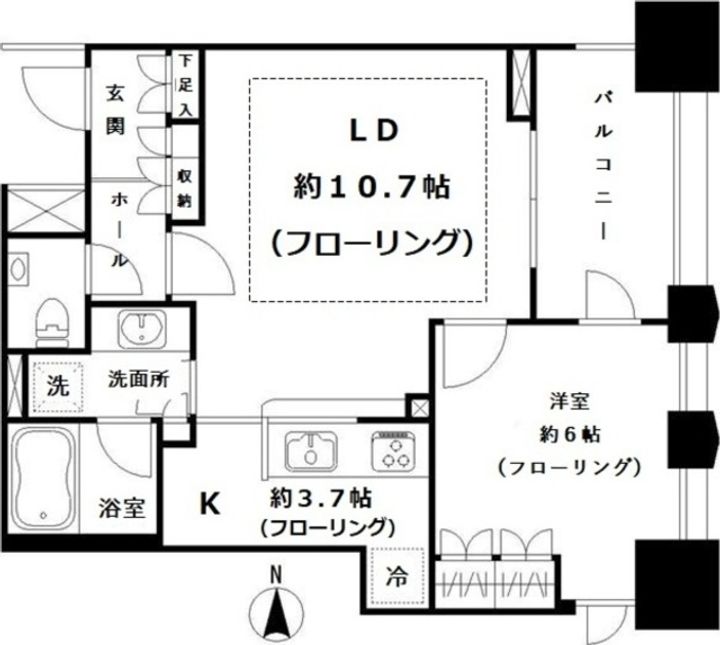 フォレスト早稲田レジデンスの間取り