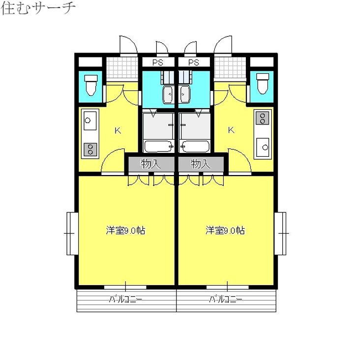 メルヴェールの間取り
