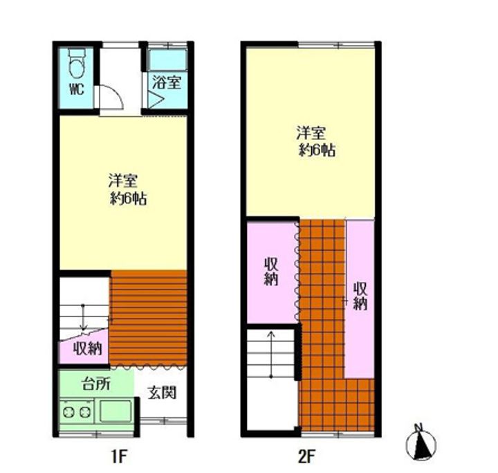 大阪府大阪市住吉区清水丘3(一戸建)の賃貸物件の間取り
