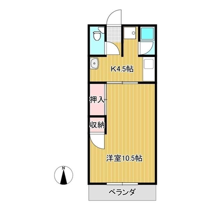 カレント弥生1の間取り