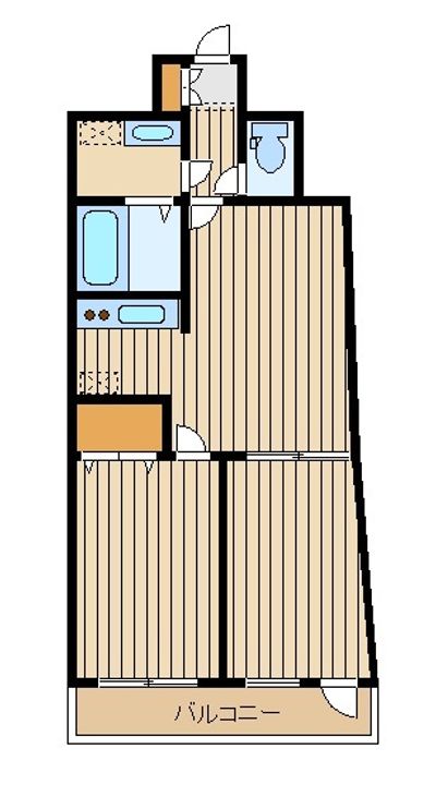 神奈川県横浜市西区平沼1(マンション)の賃貸物件の間取り
