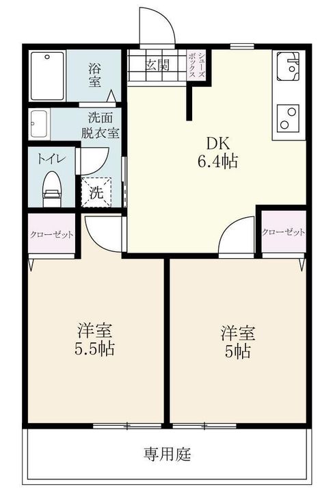 オレンジコーポの間取り