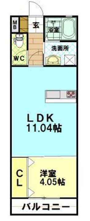 プレミアム向木場IIの間取り