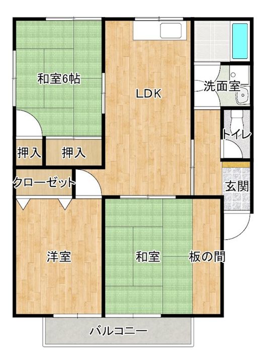 アイホームの間取り
