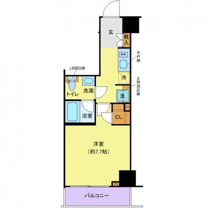 東京都大田区上池台1(マンション)の賃貸物件の間取り
