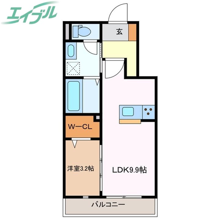ユアメゾン北浜の間取り