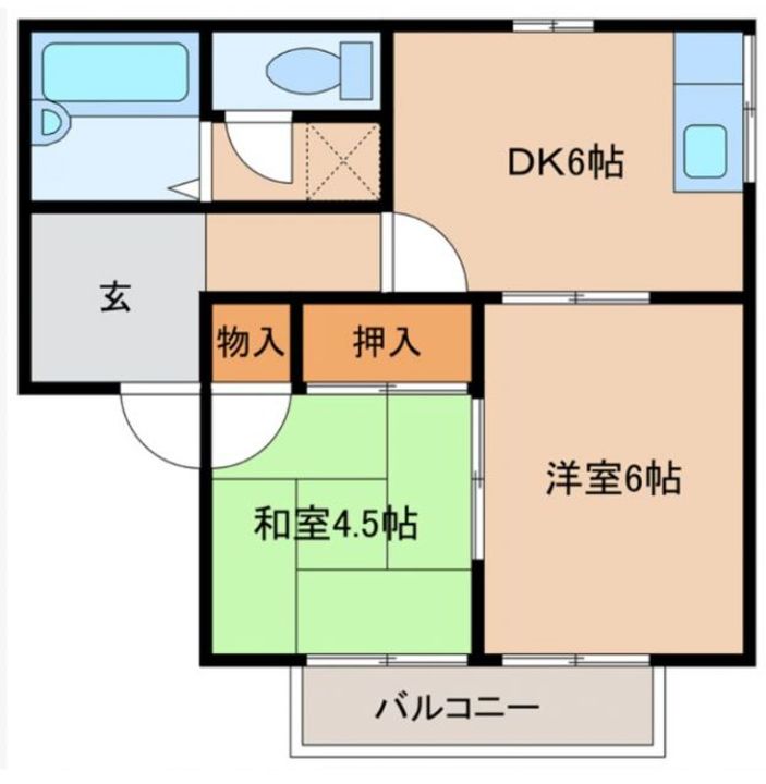 タイシュウコーポの間取り