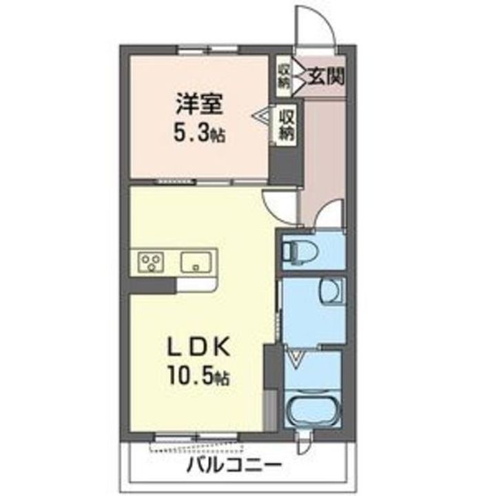カーサ セイントの間取り