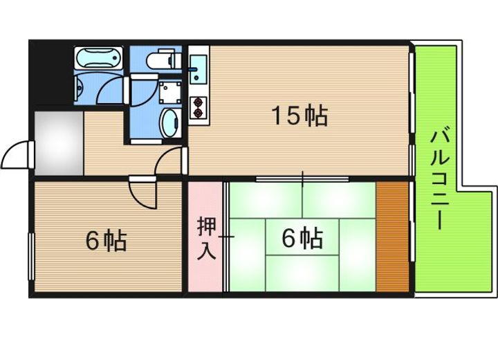 ミリカハイツの間取り